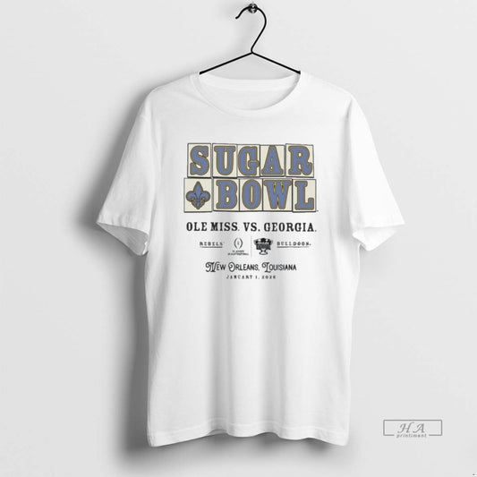 Official Georgia Bulldogs Vs Ole Miss 2026 Allstate Sugar Bowl Street Tiles