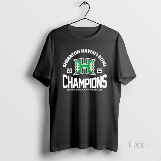 Official Hawaii Rainbow Warriors 2025 Hawai Bowl Champions