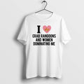 Official I Love Crab Rangoons And Women Dominating Me Graphic Funny