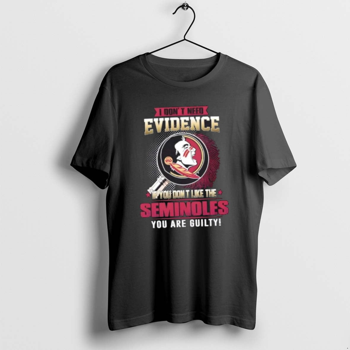 Official I Dont Need Evidence If You Dont Like The Florida State Seminoles You Are