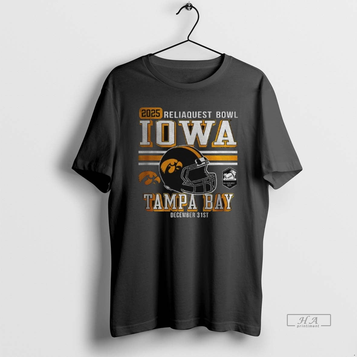 Official Iowa Hawkeyes Football Reliaquest Bowl 2025 Tampa Bay December 31st