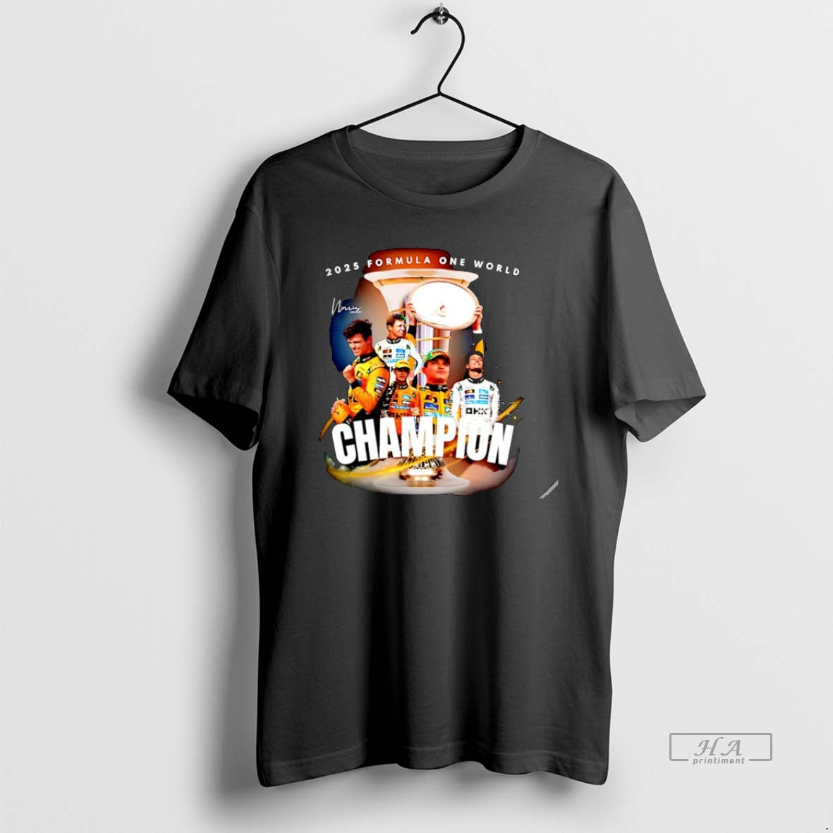Official Lando Norris 2025 Formule One World Champion Signature Christmas