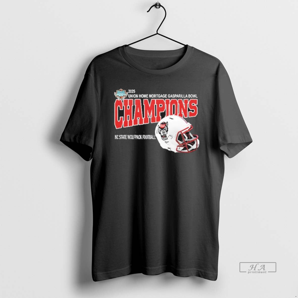 Official Nc State Wolfpack 2025 Gasparilla Bowl Champions Helmet