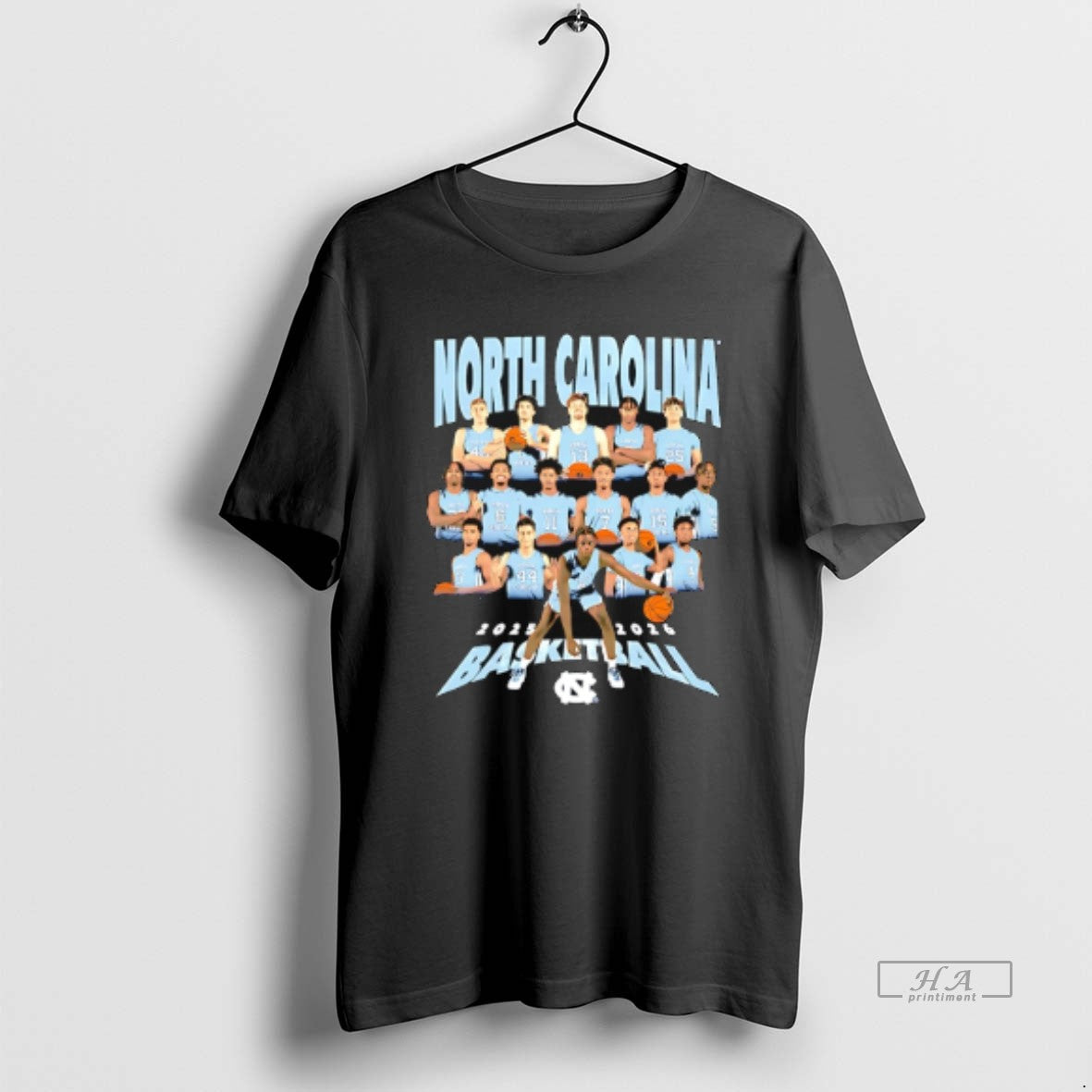 Official North Carolina Basketball Unc Mbb 2025 2026 Graphic