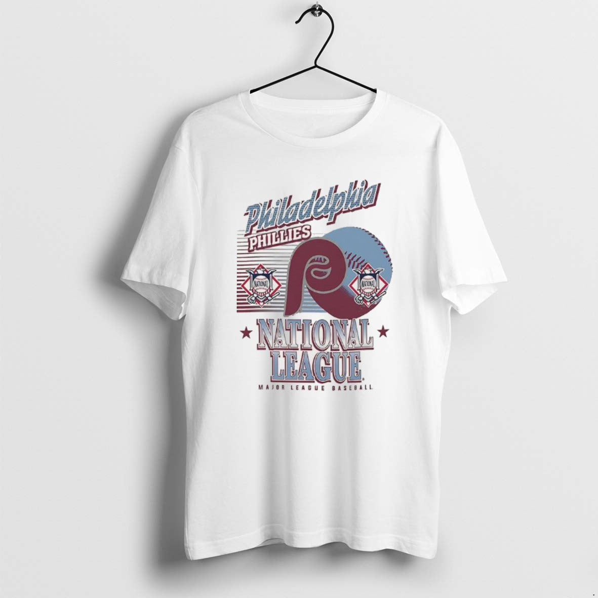 Official Philadelphia Phillies Mlb American National League Logo Ball Retro