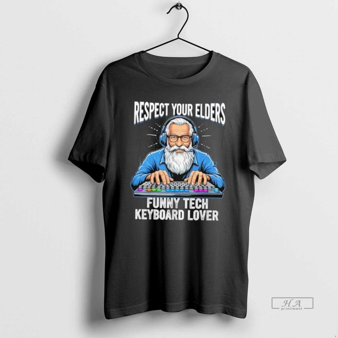 Official Respect Your Elders Funny Tech Keyboard Lover