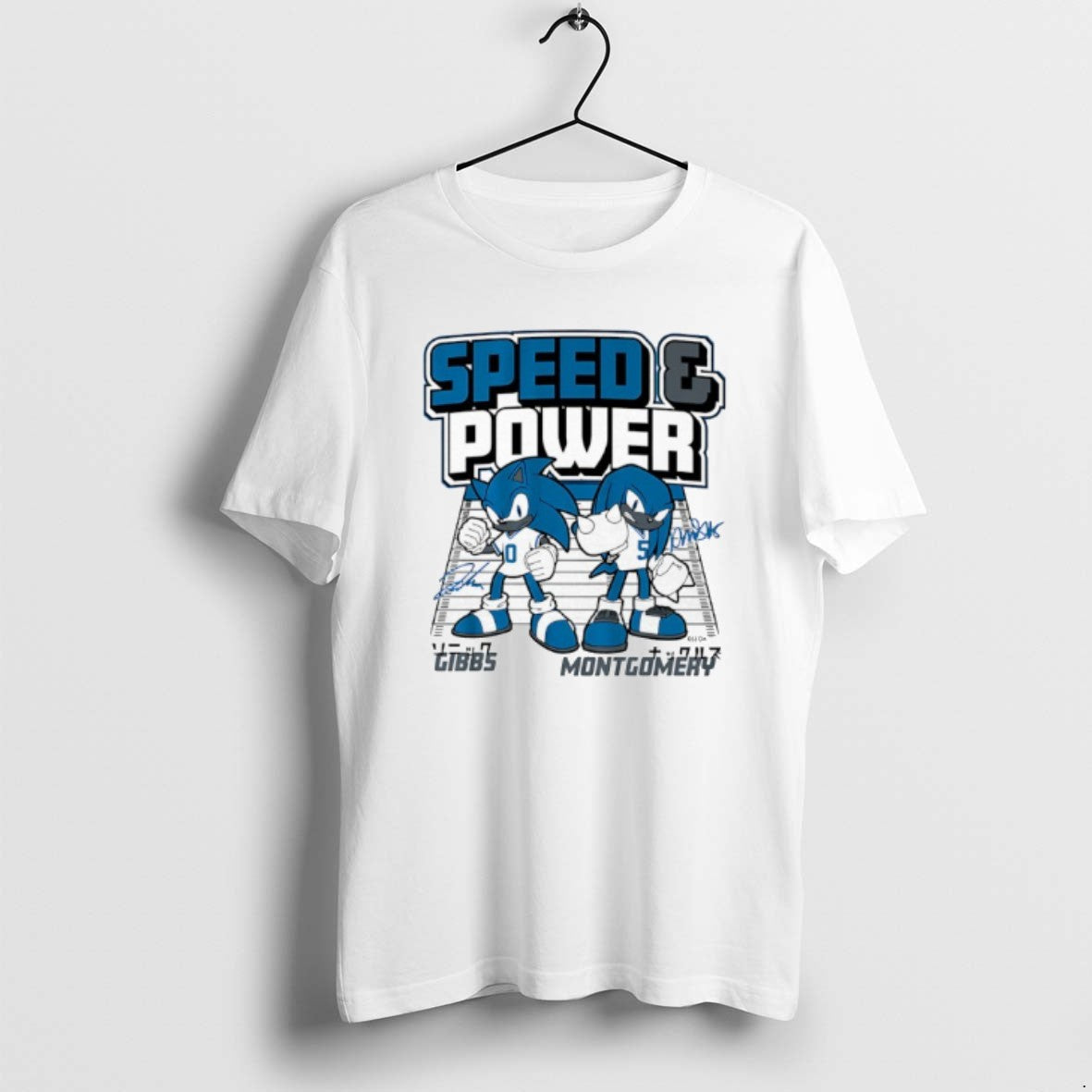 Official Speed Power Jahmyr Gibbs David Montgomery Hedgehog Knuckles
