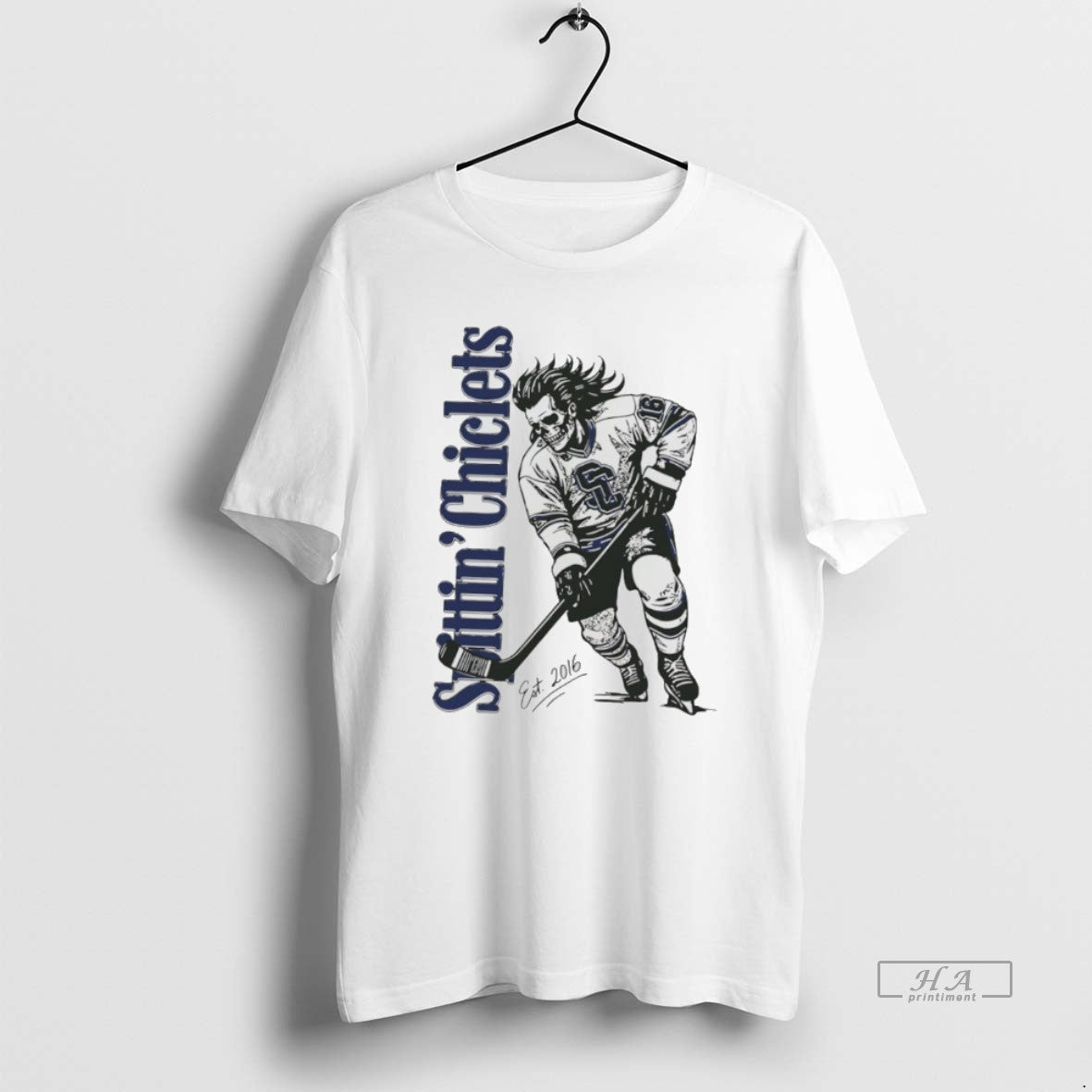 Official Spittin Chiclets Skullet Vertical Hockey