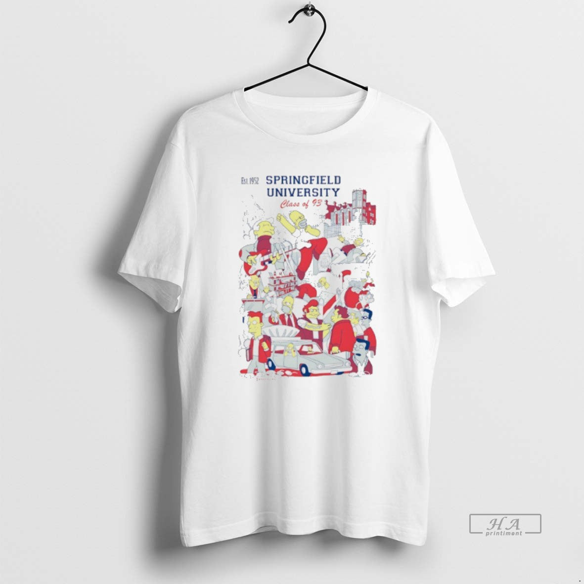 Official Springfield University Class Of 93 Comic