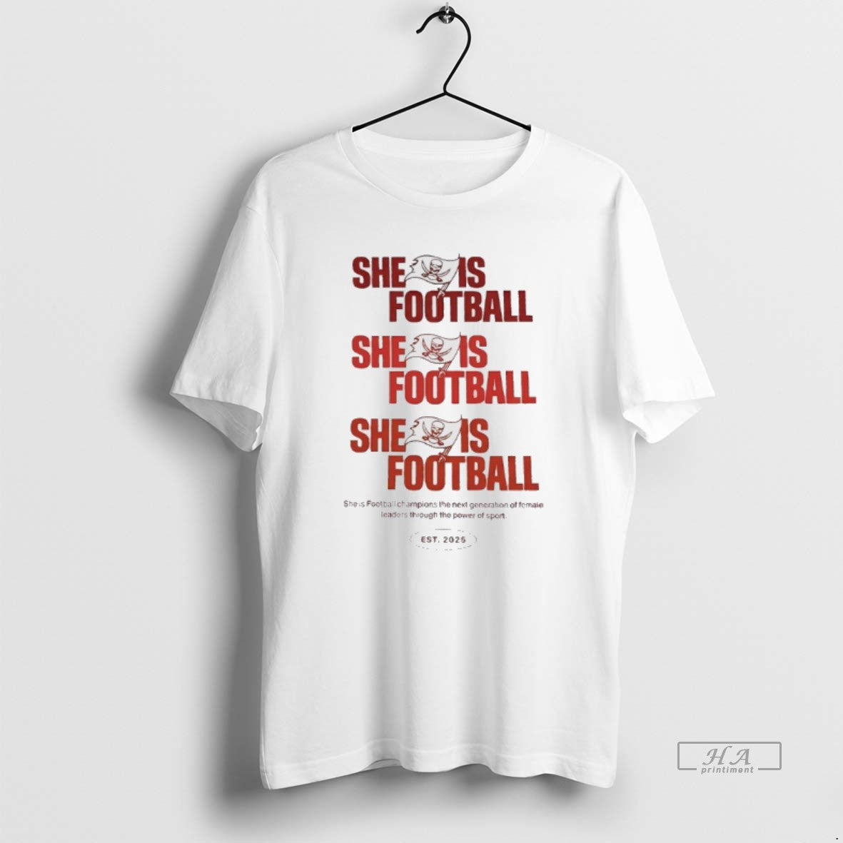 Official Tampa Bay Buccaneers She Is Football 2025