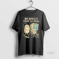 Official Tech 404 Error Hilarious Respect Your Elders Retro