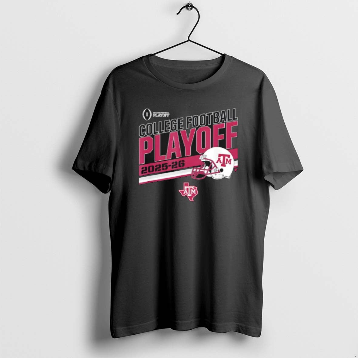Official Texas Am Aggies College Football Playoff Stripe 2025 Logo