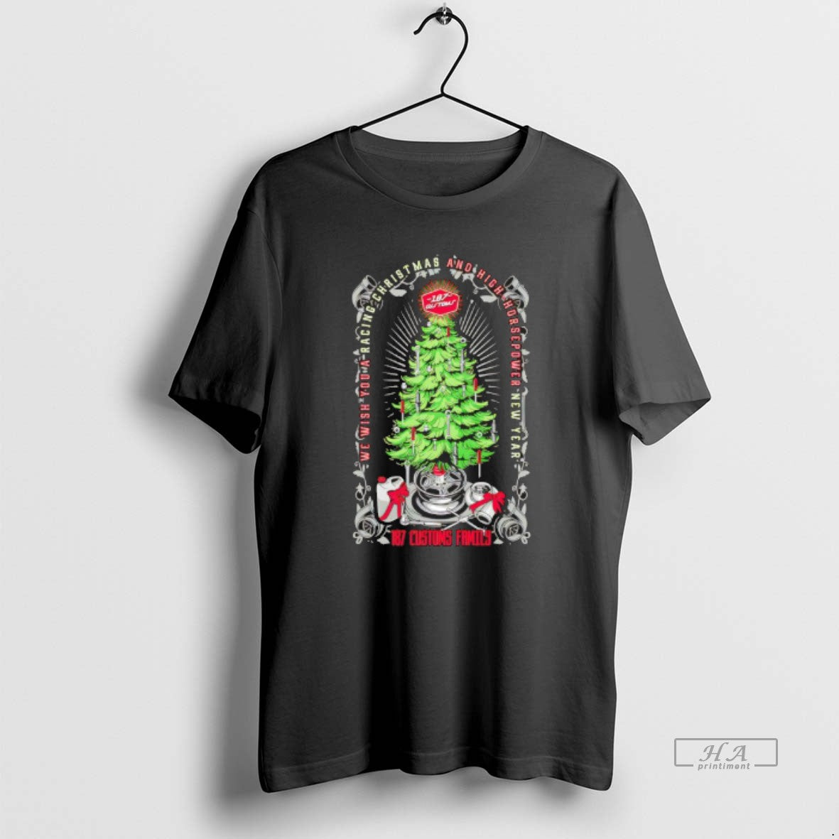 Official We Wish You A Racing Christmas And High Horsepower New Year 187 Customs Family