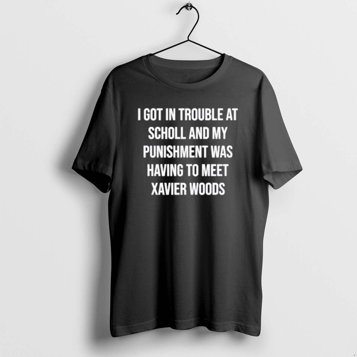 Official Xavier Woods Wearing I Got In Trouble At School And My Punishment Was Having