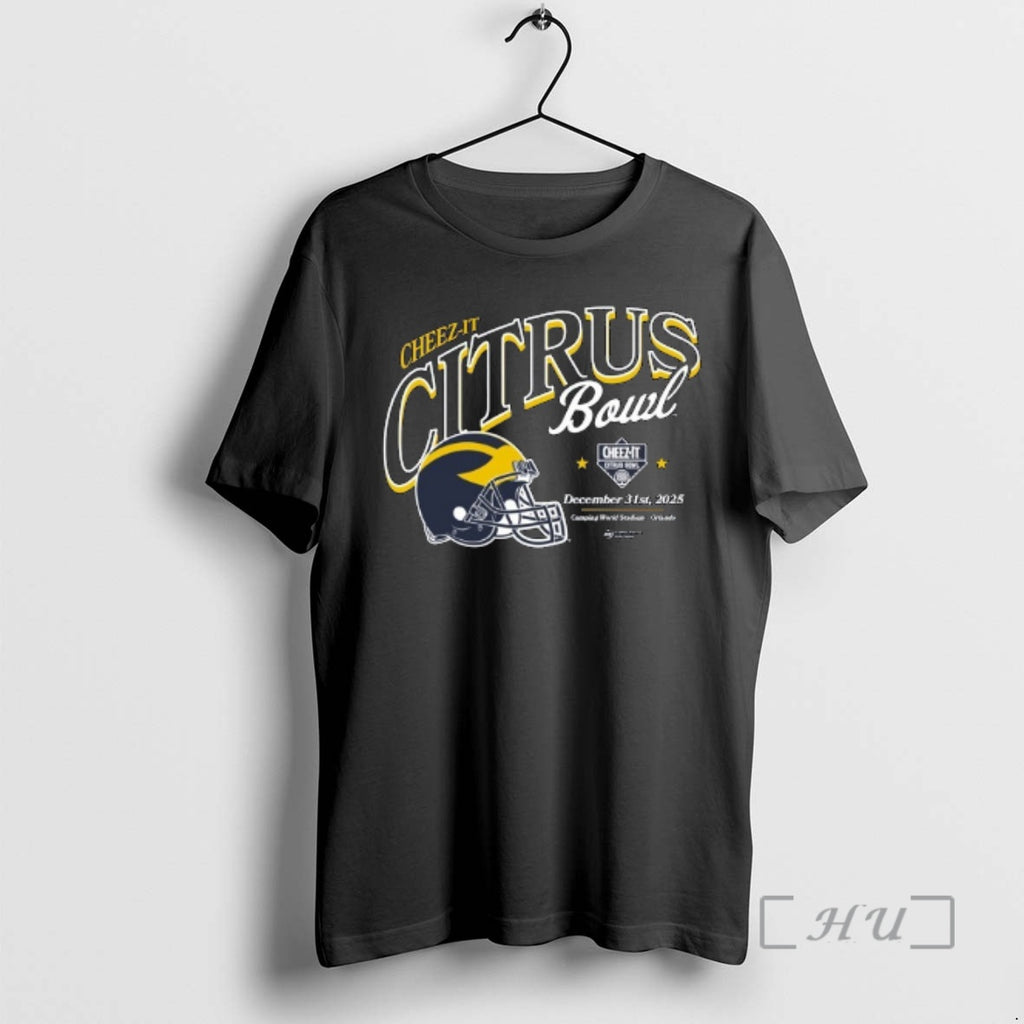 Officials 2025 Cheez It Citrus Bowl Michigan December 31st 2025 Helmet Premium T Shirts Sweater