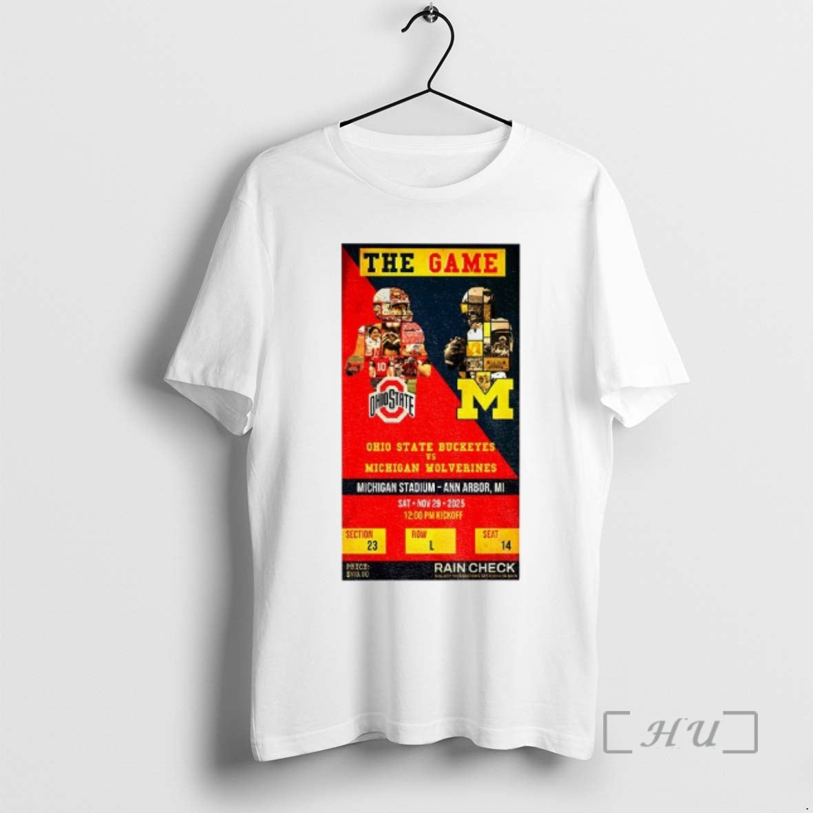 Officials 2025 Rivalry Game Ticket Victory Over Michiganohio State Vs Michigan Premium T Shirts Sweater