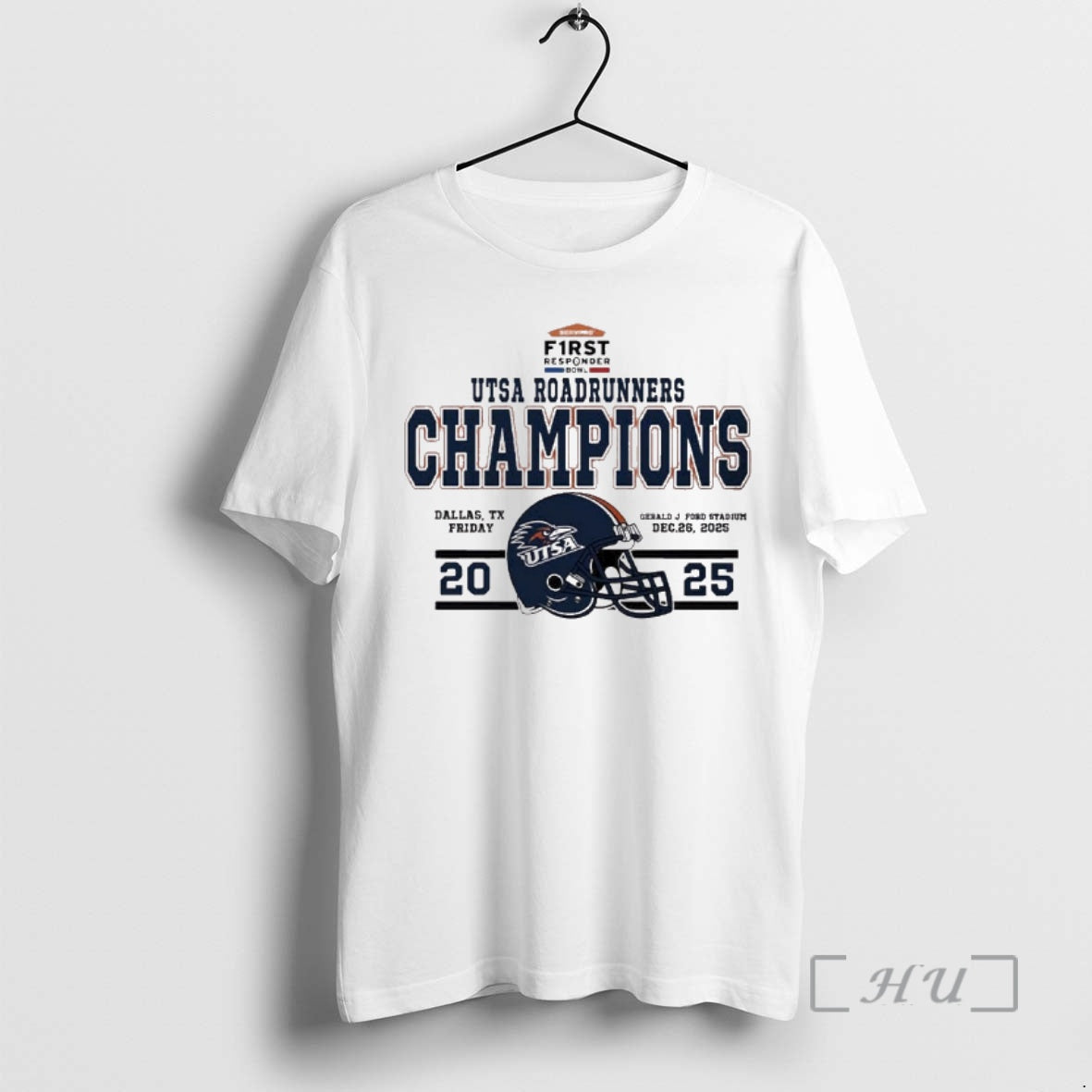 Officials 2025 Utsa Roadrunners Football Named To Champions First Responder Bowl Helmets Football Premium