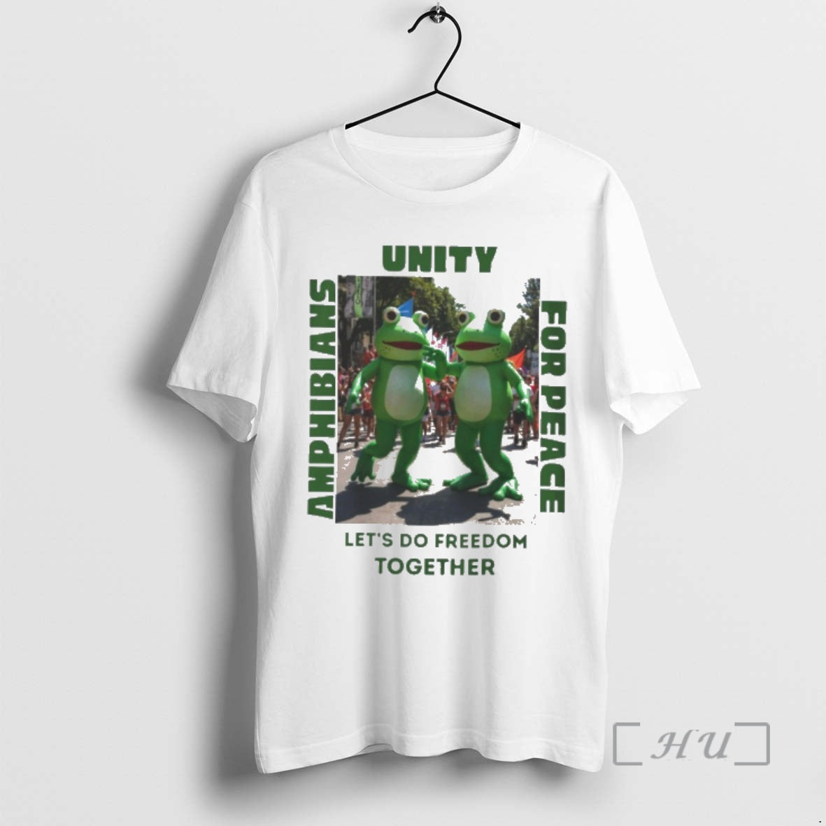 Officials Amphibians Unity Frog Peace Lets Do Freedom Together