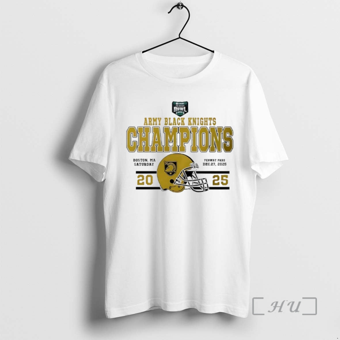 Officials Army Black Knights Football 2025 Wasabi Fenway Bowl Champions Classic Premium T Shirts Sweater
