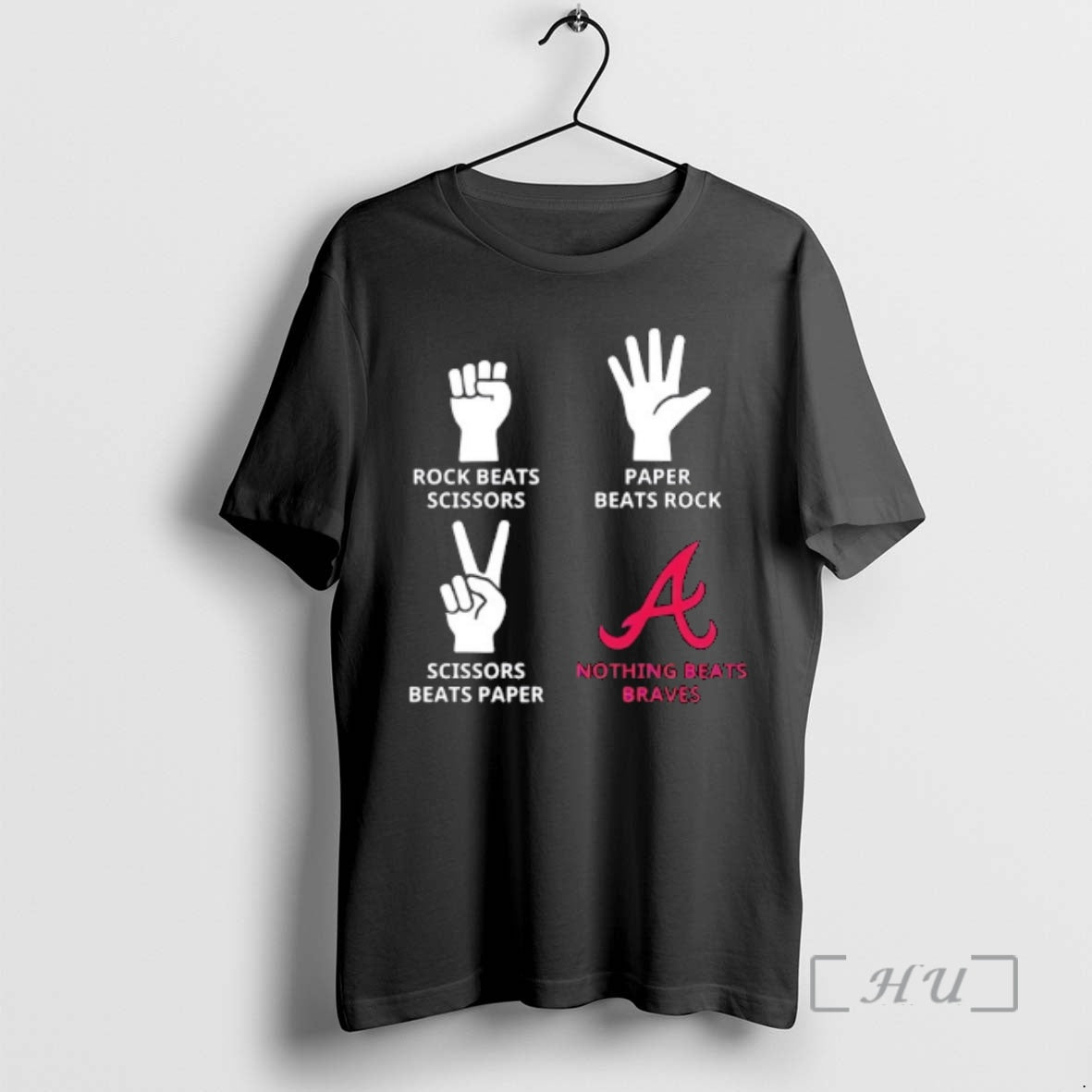 Officials Atlanta Braves Nothing Beats Rock Beats Scissors Paper Beats Rock Scissors Beats Paper Premium