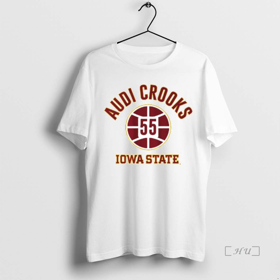 Officials Audi Crooks Iowa State Cyclones Wnba Name Number Ball Ornaments Premium T Shirts Sweater