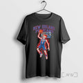 Officials Awesome New Orleans Pelicans Mens Basketball Skeleton Player Fire