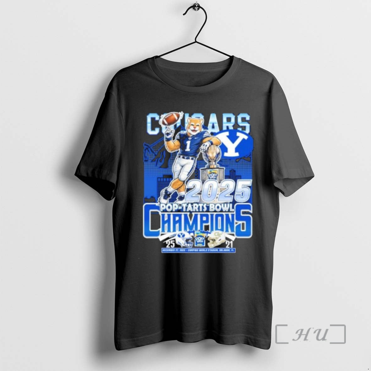 Officials Byu Cougars Mascot 2025 Pop Tarts Bowl Champions