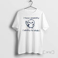Officials Baby Duck Holding Knife I Have Stability Ability To Stab Premium T Shirts Sweater