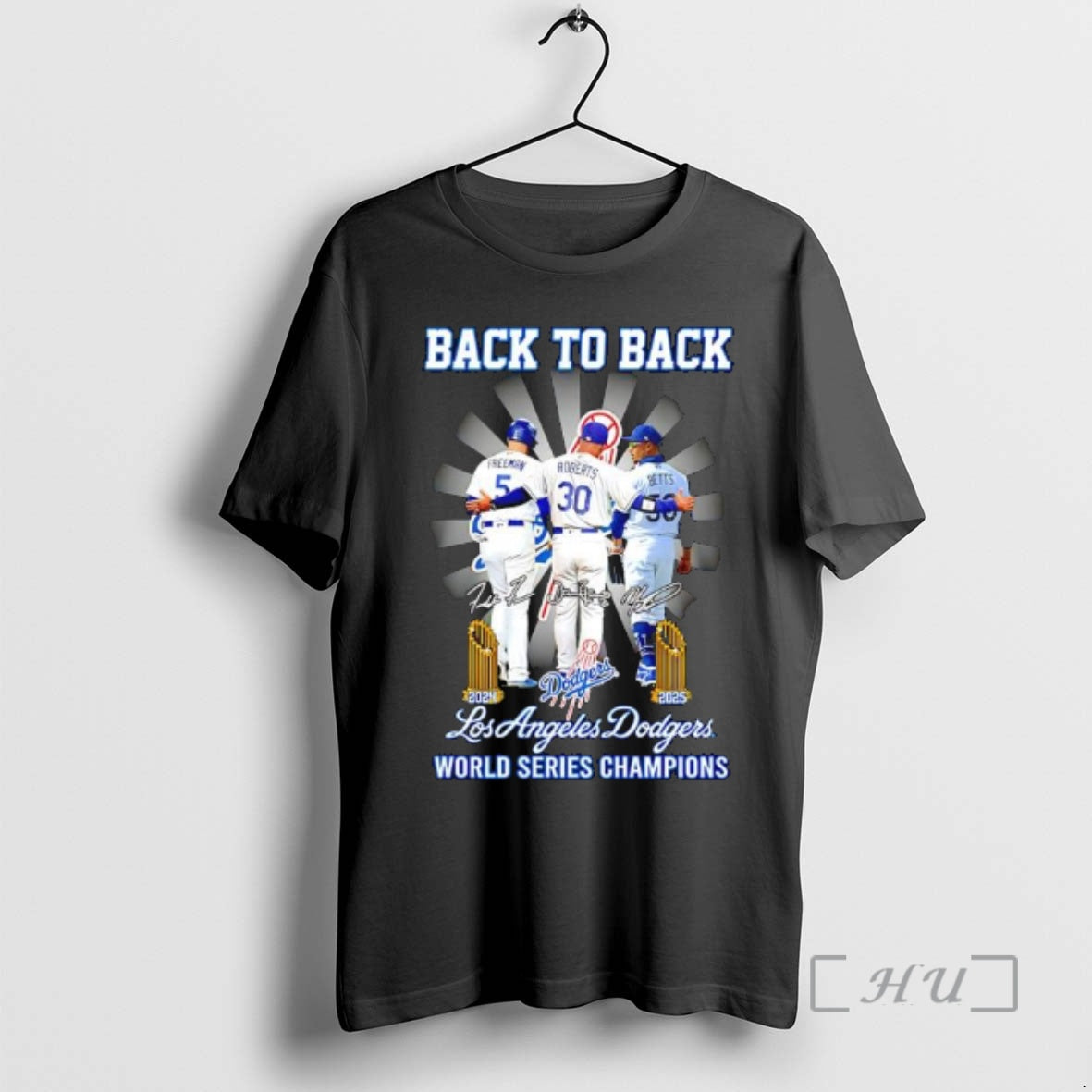 Officials Back To Back Los Angeles Dodgers World Series Champions In 2024 And 2025 Premium