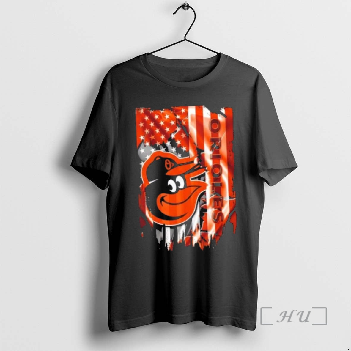 Officials Baltimore Orioles Baseball X American Flag