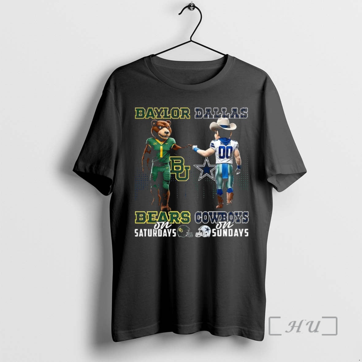 Officials Baylor Bears On Saturdays Vs Dallas Cowboys On Sundays Mascot Premium T Shirts Sweater