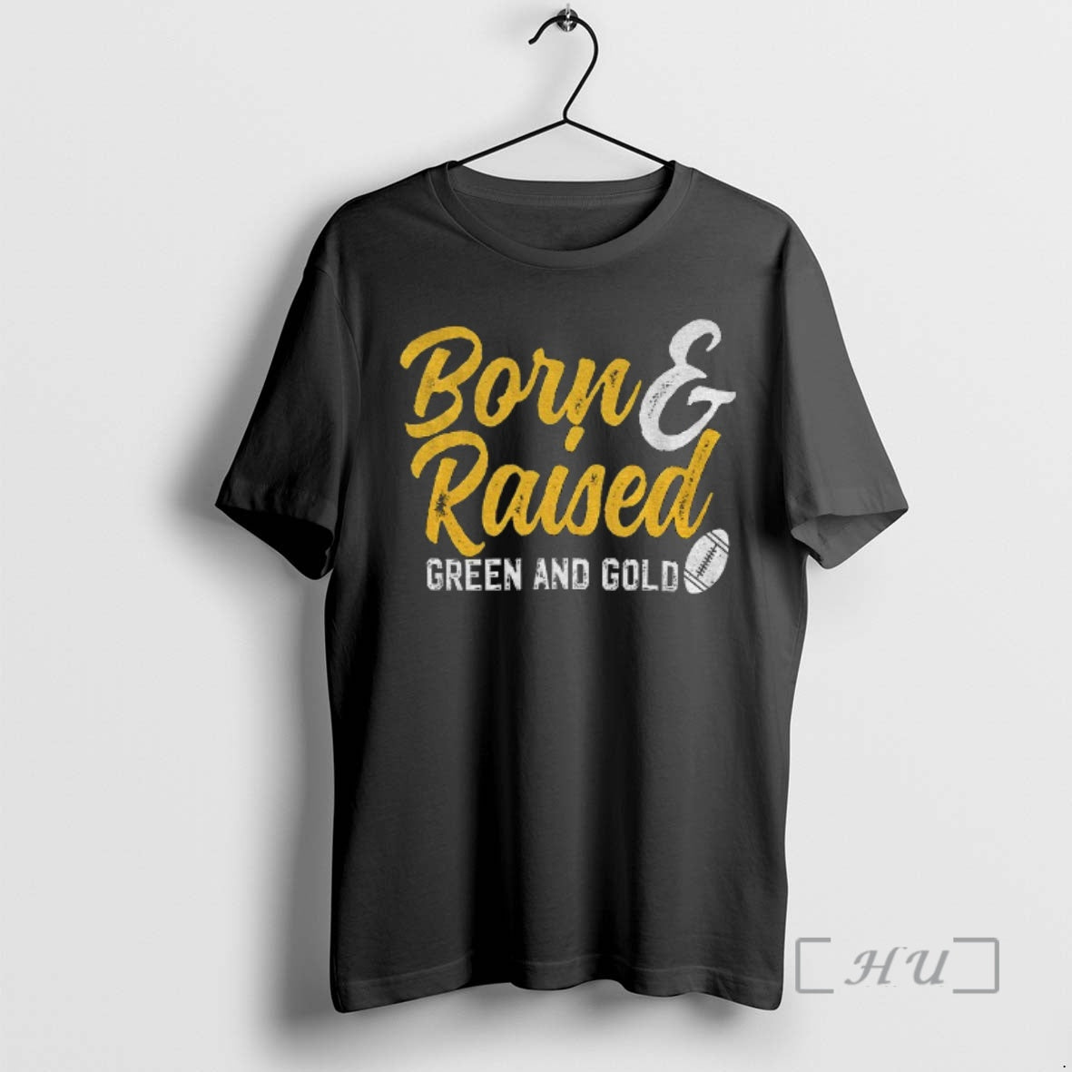 Officials Born And Raised Green And Gold Green Bay Packers Football Premium T Shirts Sweater