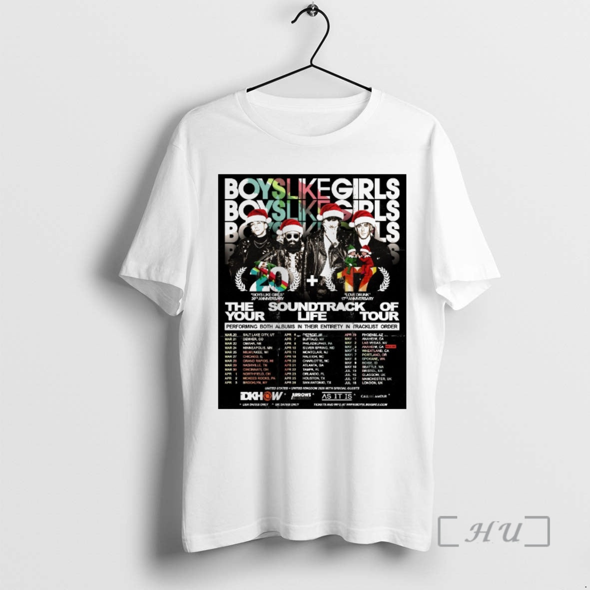 Officials Boys Like Girls The Soundtrack Of Your Life 2026 Tour Premium T Shirts Sweater