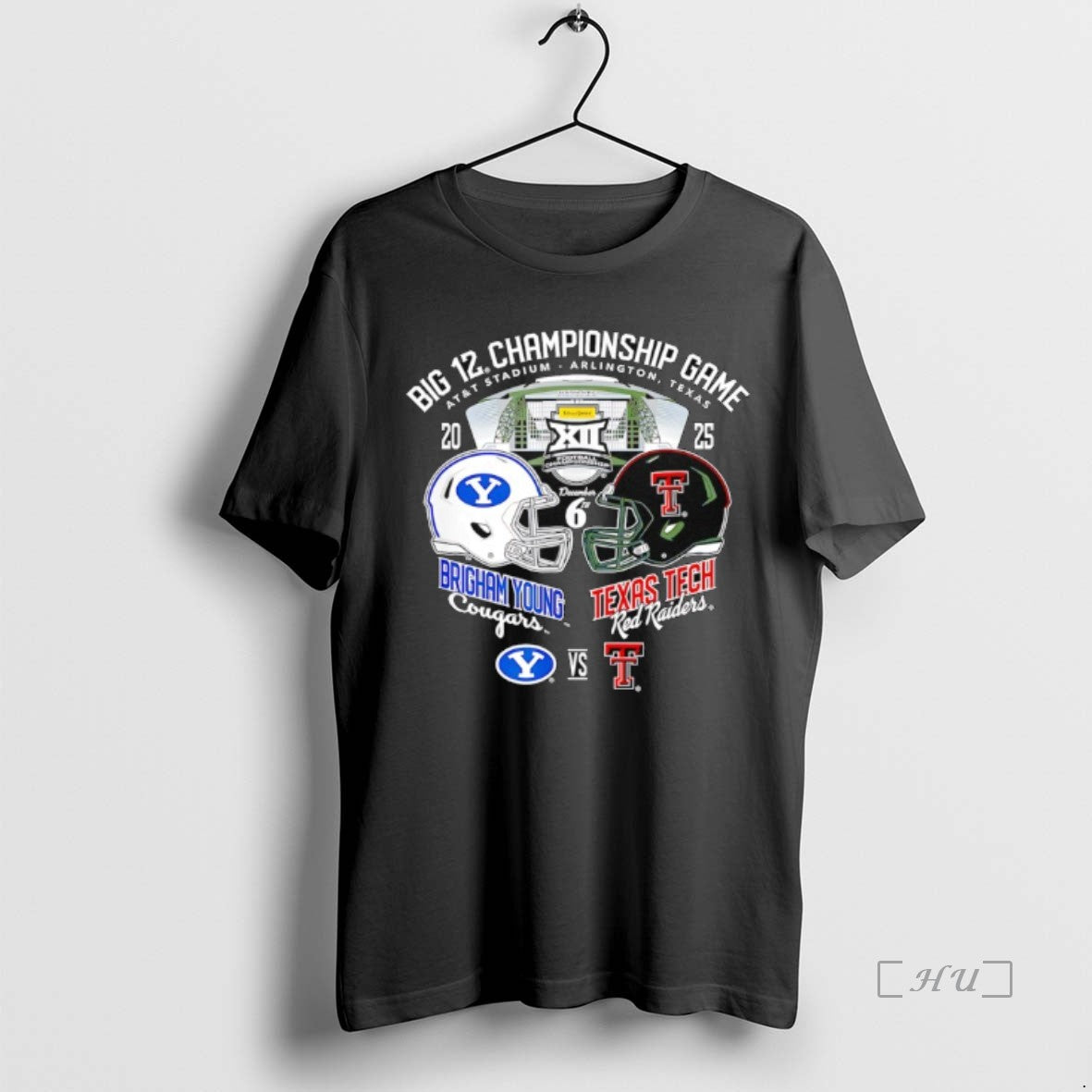 Officials Brigham Young Cougars Vs Texas Tech Red Raiders Big 12 Championship Game 2025 Premium