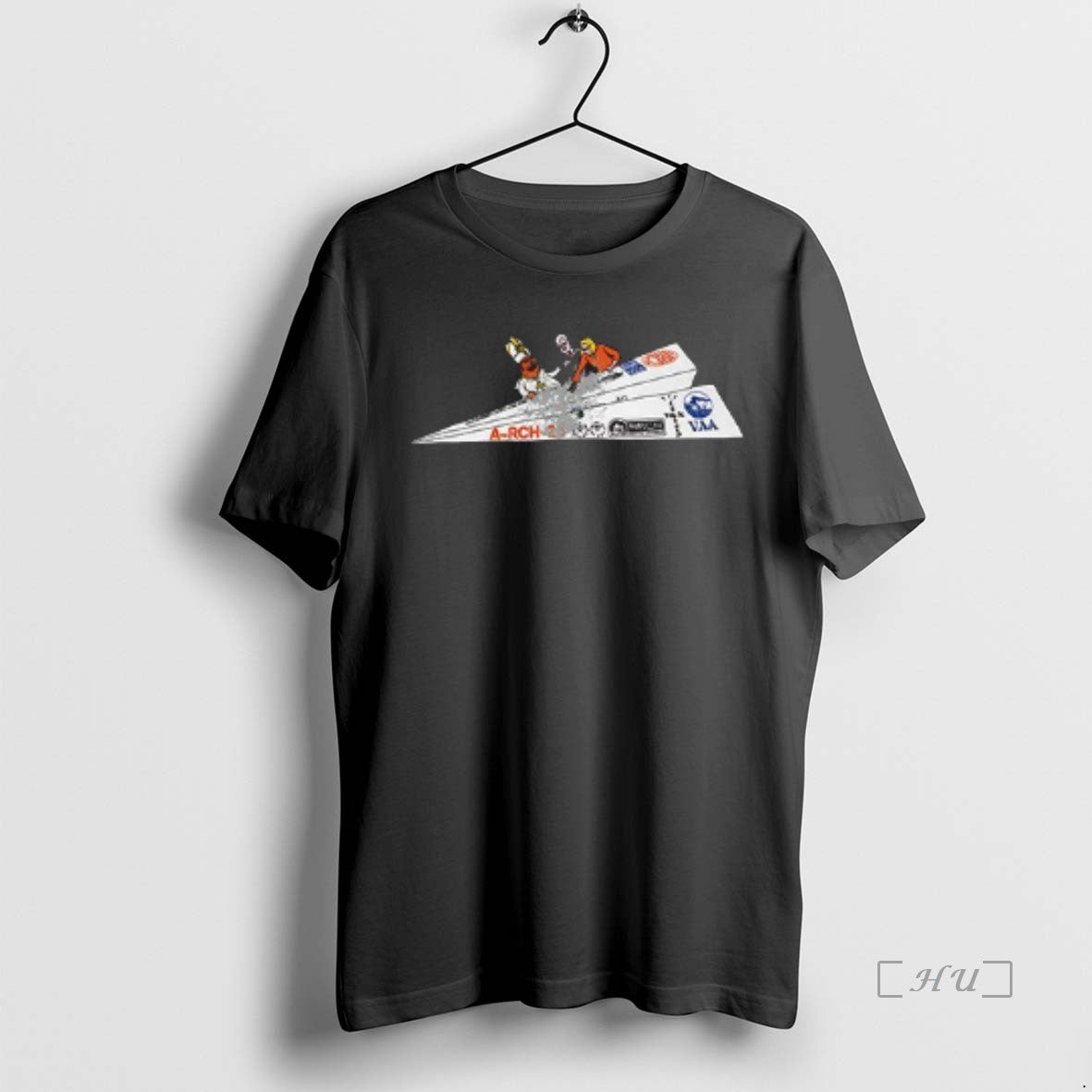 Officials Cactus Jack X Virgil Abloh Arch Paper Plane Double Sided Graphic Premium T Shirts