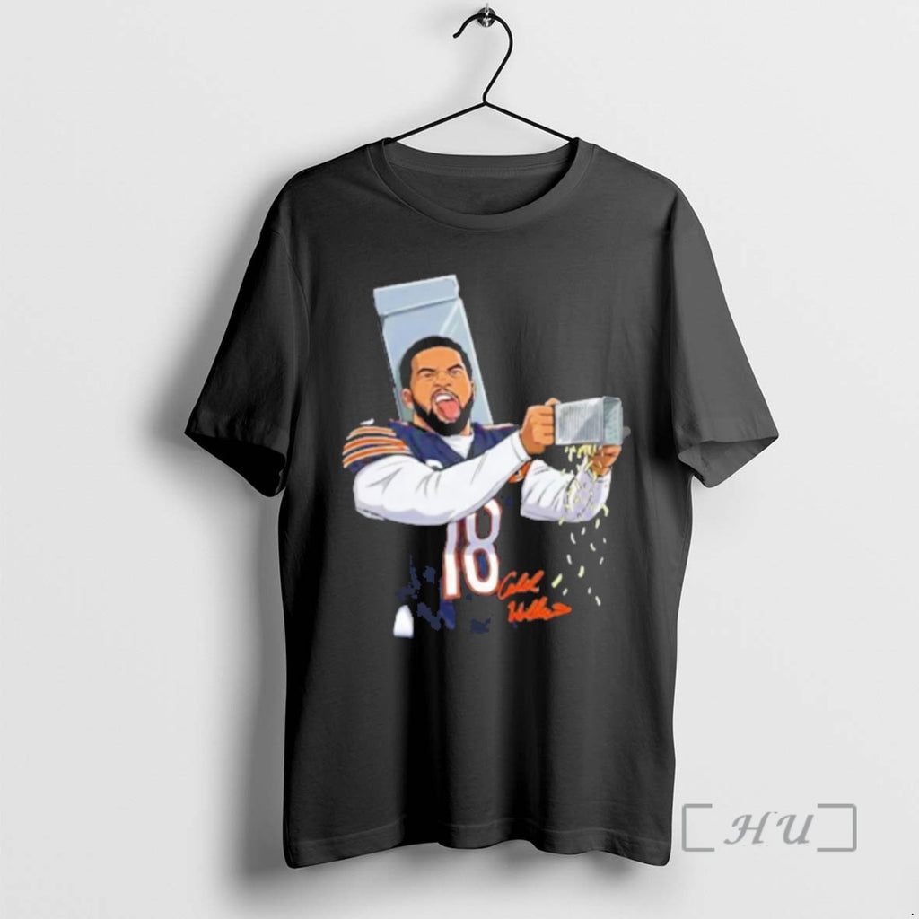 Officials Caleb Williams Cheese Grater Funny Football Signature