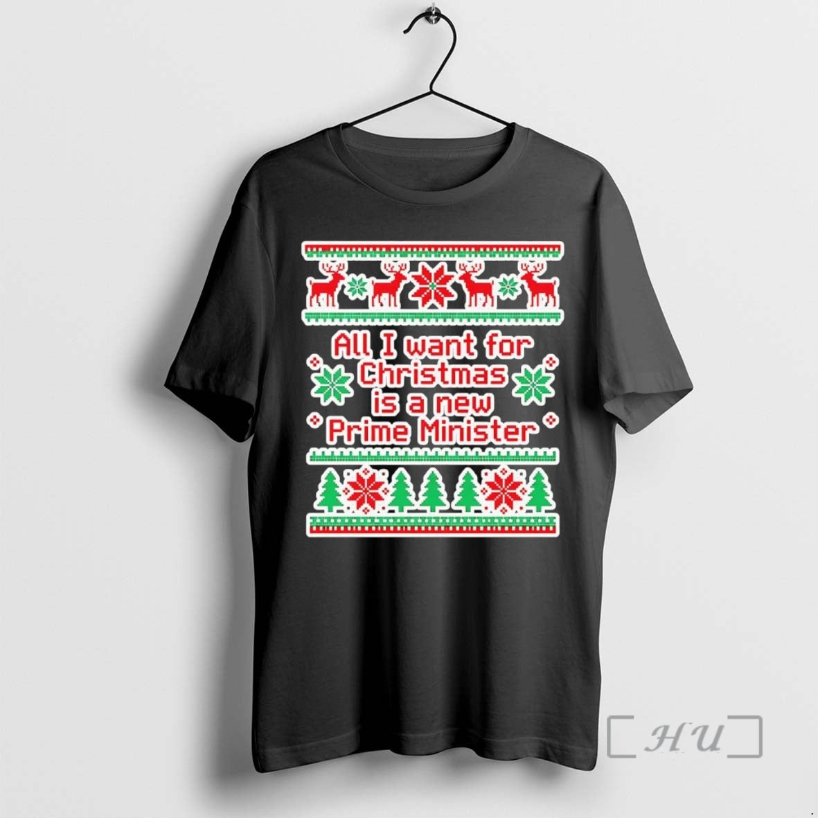 Officials Canada All I Want For Christmas Is A New Prime Minister Premium T Shirts
