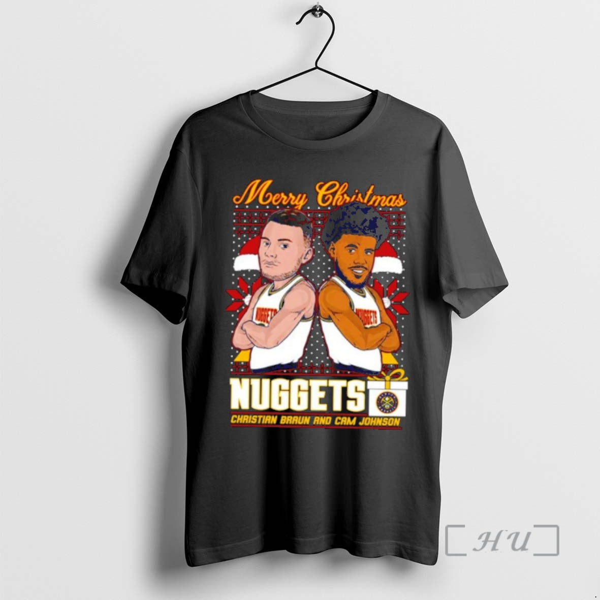Officials Christian Braun And Cam Johnson Nuggets Merry Christmas