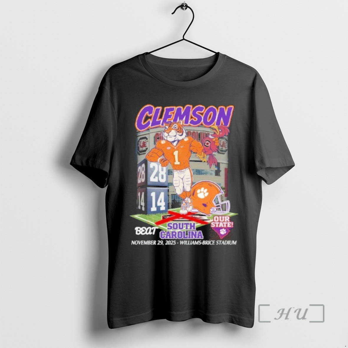 Officials Clemson Tigers Beat South Carolina Our State November 29 2025 Premium T Shirts Sweater