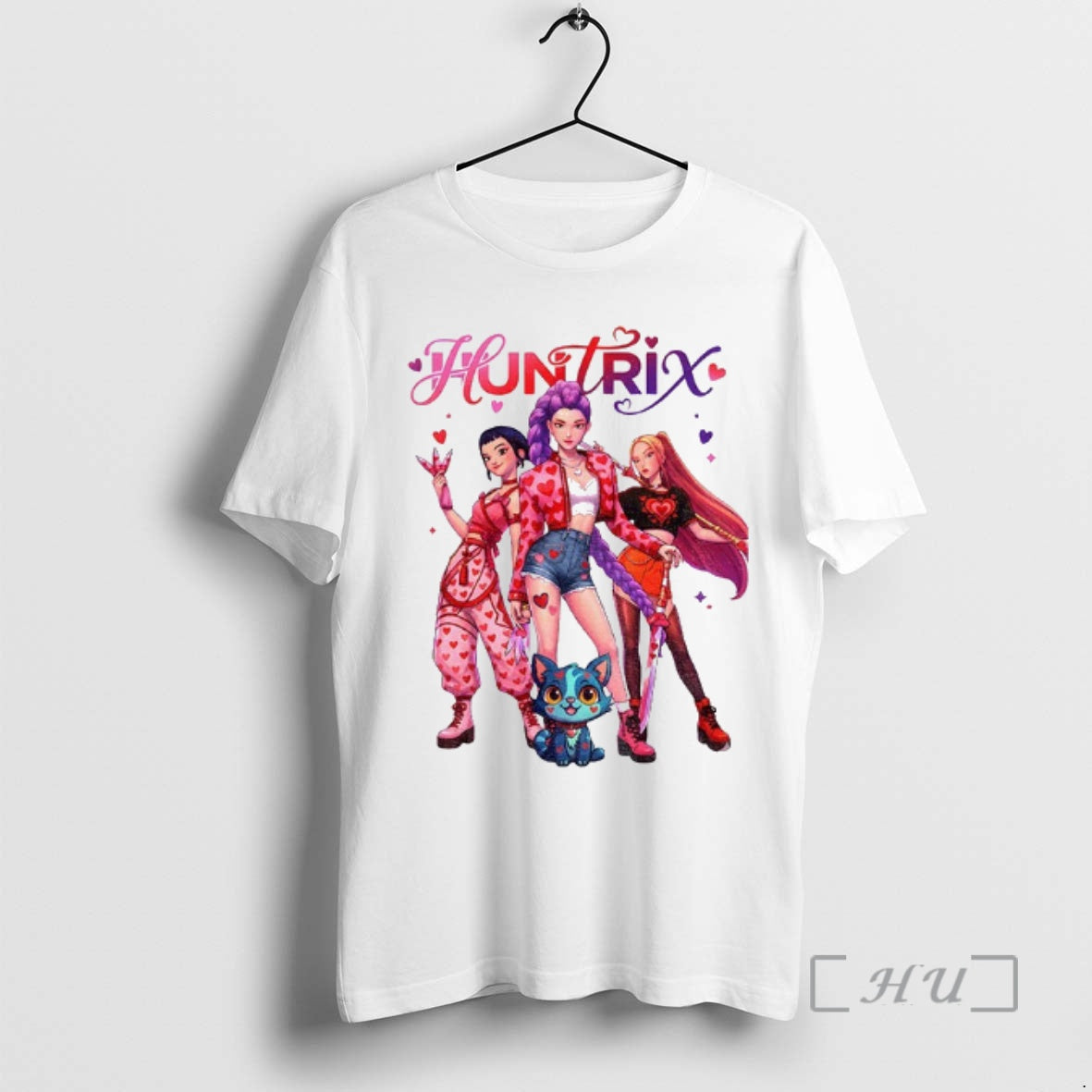 Officials Cute Aesthetic Valentines Day Huntrix Anime Girl Group Kpop
