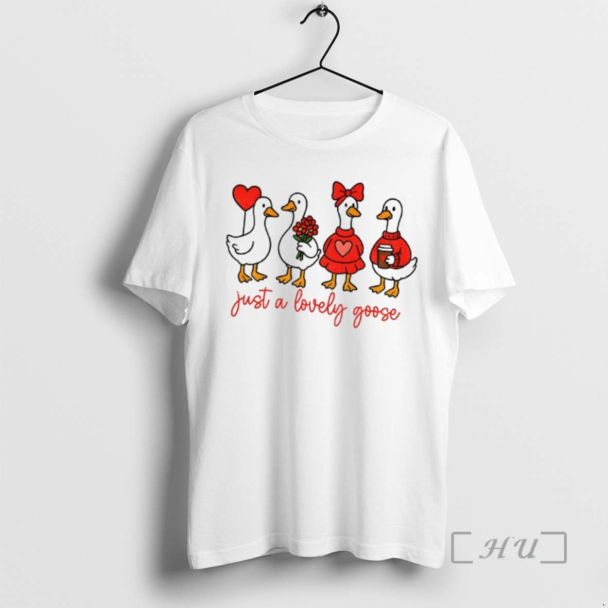 Officials Cute Lovely Goose Coquette Valentine Just A Lovely Goose