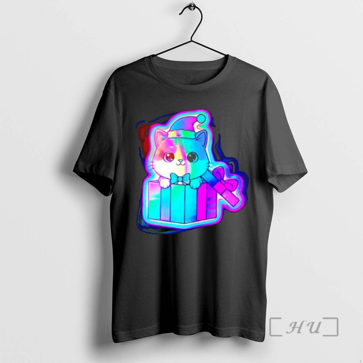 Officials Cute Christmas Cat Neon