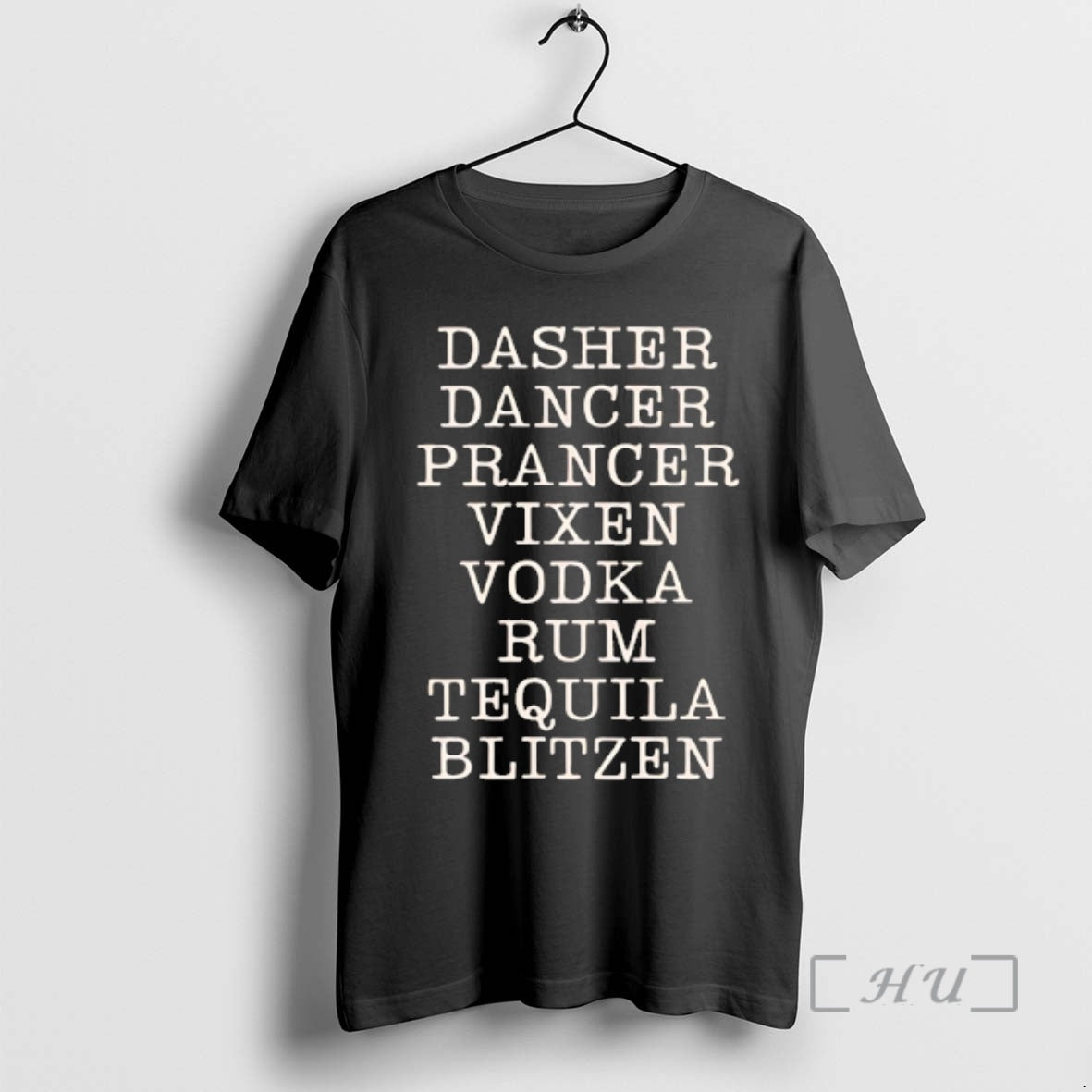 Officials Dasher Dancer Prancer Vixen Vodka Rum Tequila And Blitzen