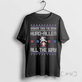 Officials Dashing Thru The Snow Hurd Allen All The Way Ugly Christmas Premium T Shirts