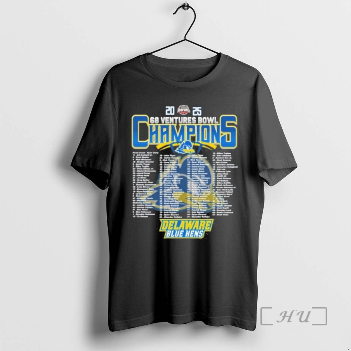 Officials Delaware Blue Hens 2025 68 Ventures Bowl Champions Roster