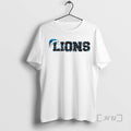 Officials Detroit Lions Blue Lights Santa Hat Merry Christmas