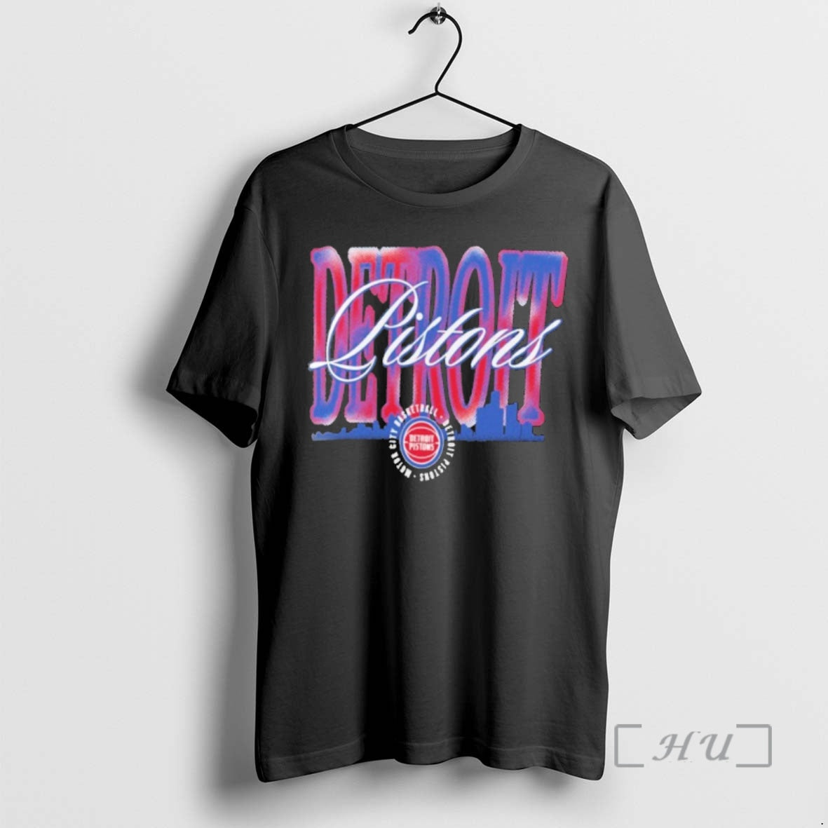Officials Detroit Pistons Chrome Legacy Skyline