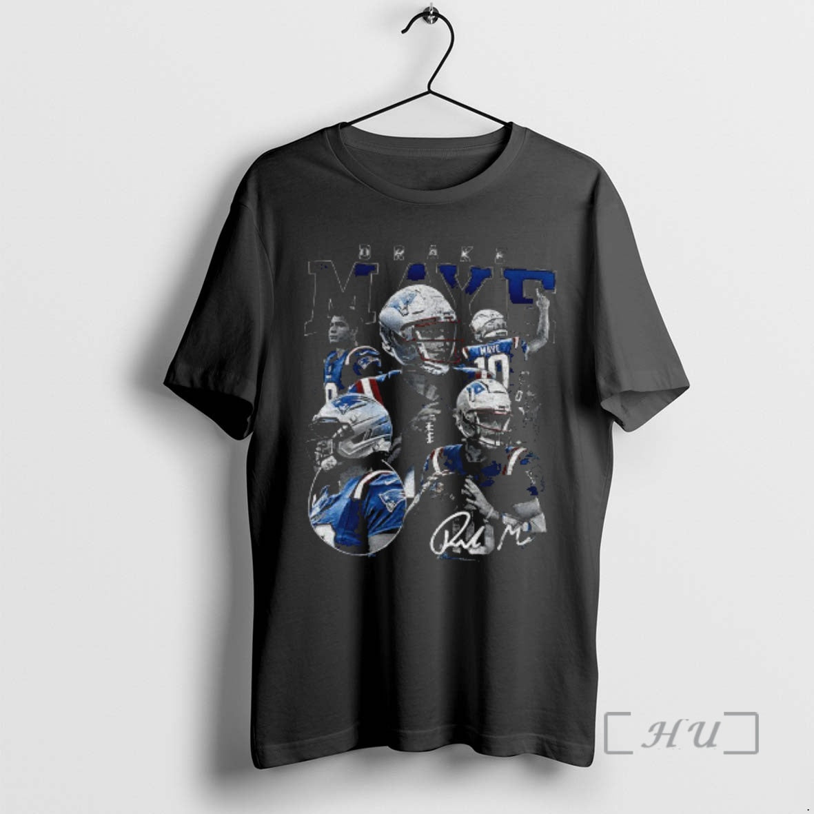 Officials Drake Maye Signature Unique Graphic
