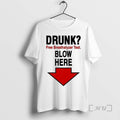 Officials Drunk Free Breathalyzer Test Blow Here Circle