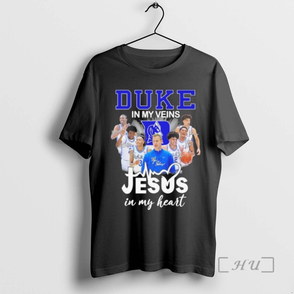 Officials Duke Mens Basketball In My Veins Jesus In My Heart Premium T Shirts Sweater